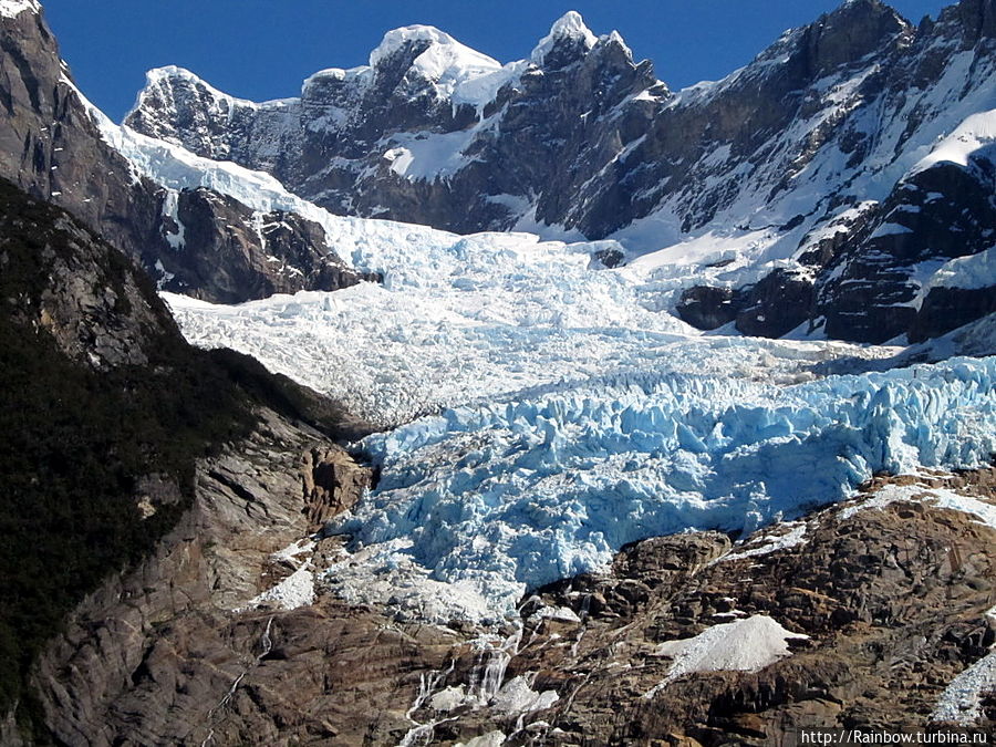 Ледник  в районе фьёрдов Чили