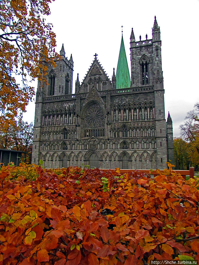 Кафедральный собор Нидаросс — место коронации королей Тронхейм, Норвегия