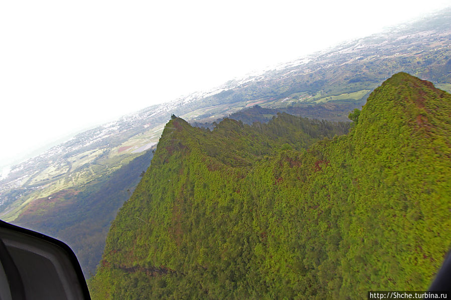 На вертолете над Кауаи. Завершение. Еще круг через горы Остров Кауаи, CША
