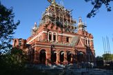 Строится собор Св. Троицы в Топловском монастыре