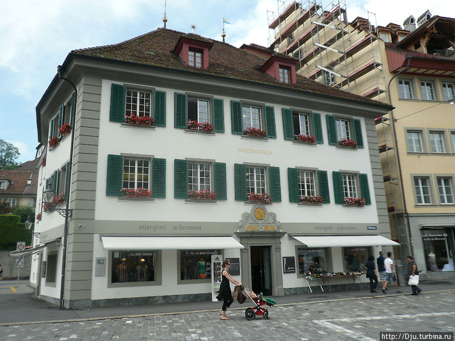 Дома и улицы Люцерна Люцерн, Швейцария