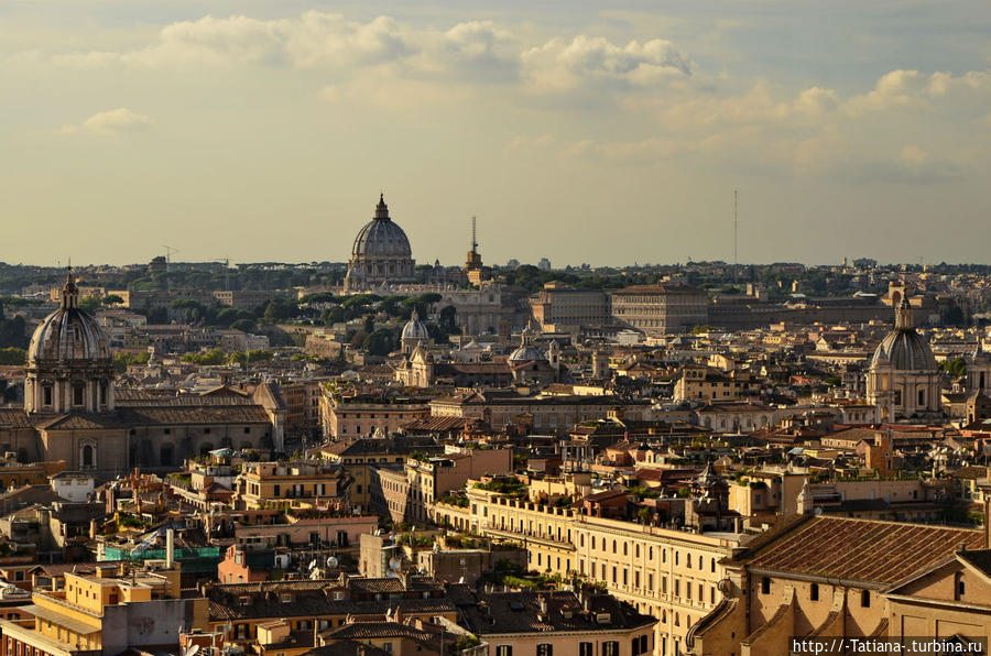 Панорама с Витториано Рим, Италия