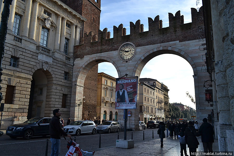 Портони (ворота) делла Бра. Верона, Италия