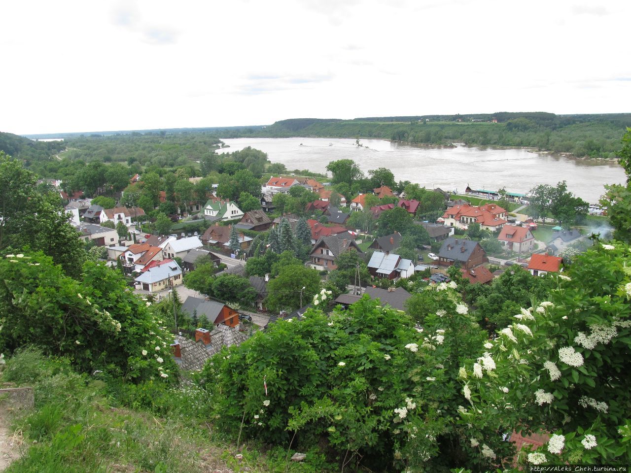 Река Висла в Казимежу Дольным Польша