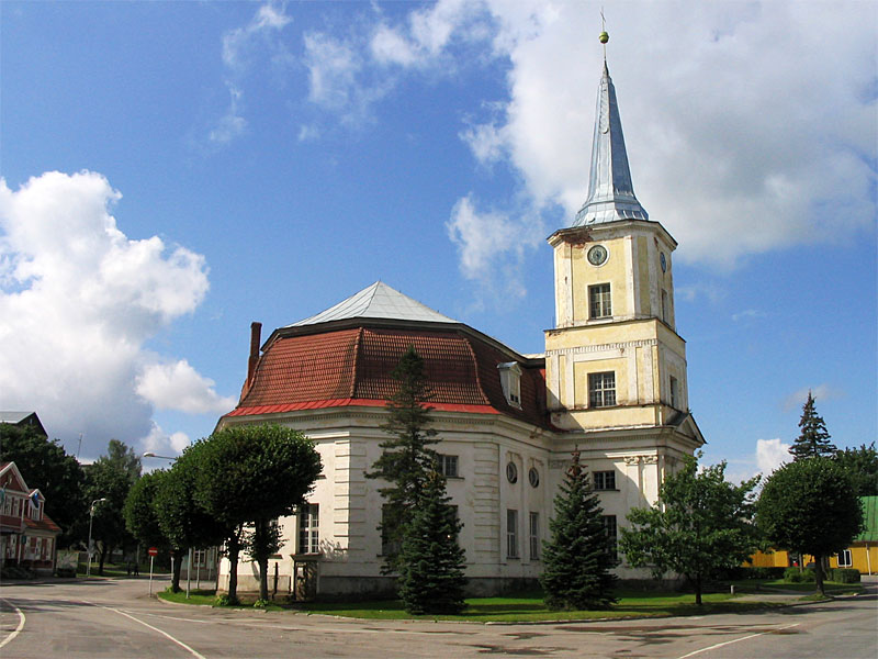 Церковь Яани в центре Валга Валга, Эстония