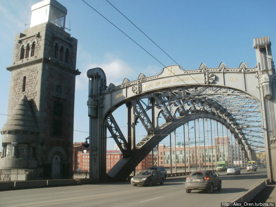 Большеохтинский мост Санкт-Петербург, Россия