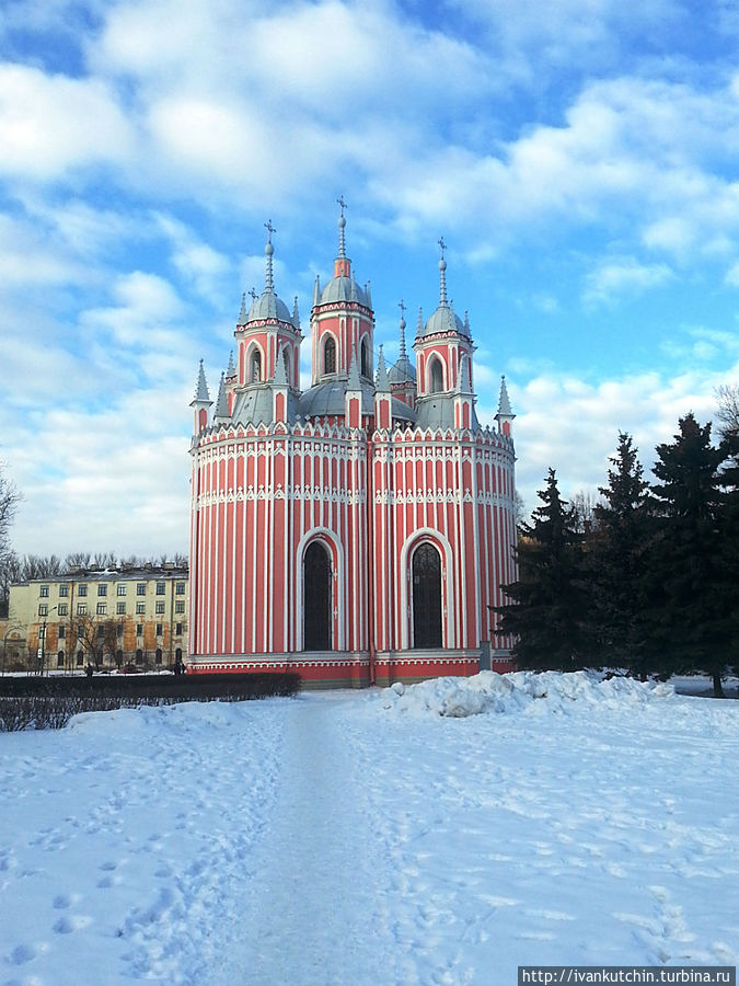 Чесменская церковь — небольшая, но приметная Санкт-Петербург, Россия