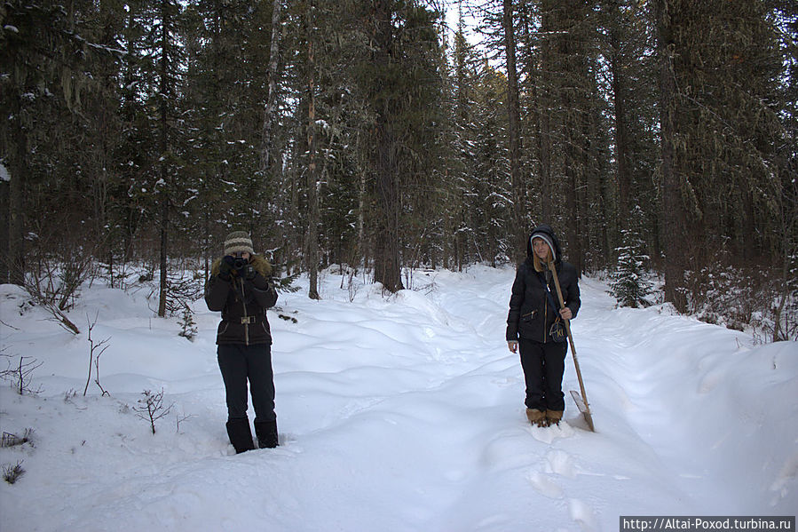 Девушки с лопатами