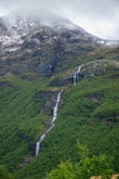 Водопад Оксфоссен, Биртаварре, Северная Норвегия.