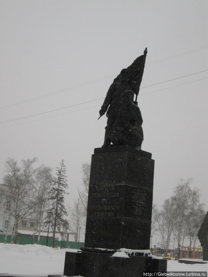 Прогулка по Тюмени в апрельский снегопад Тюмень, Россия