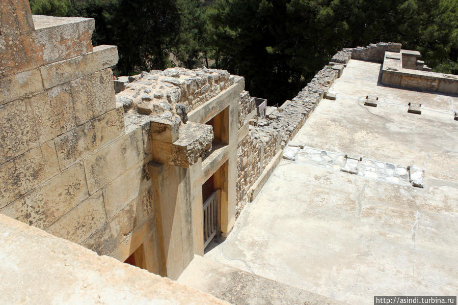 Искусственный Кносский дворец Остров Крит, Греция