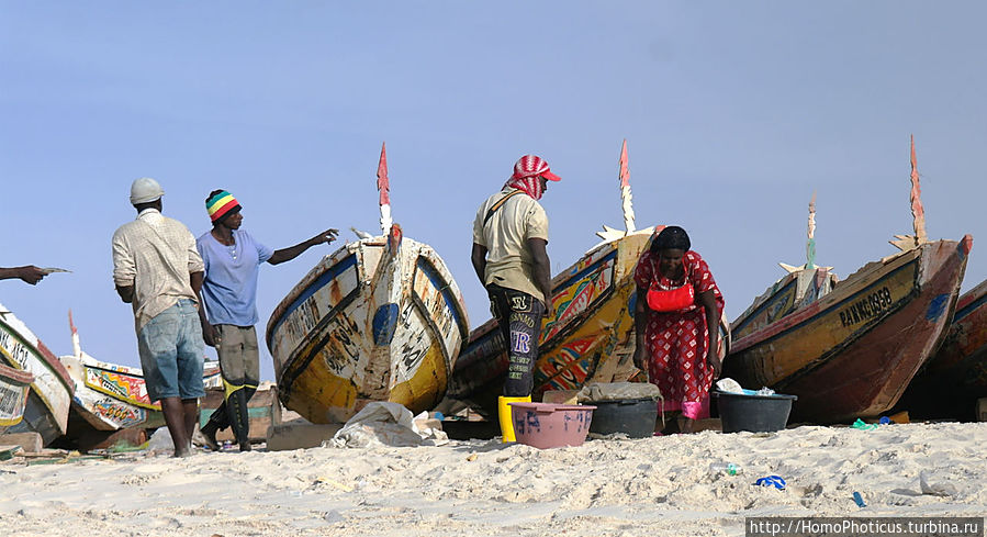 Вдоль полосы прибоя Нуакшот, Мавритания