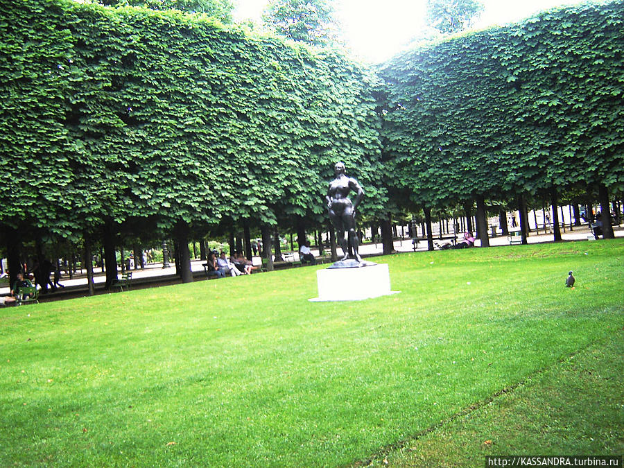 Тюильри, сад  а-ля франсэ Париж, Франция