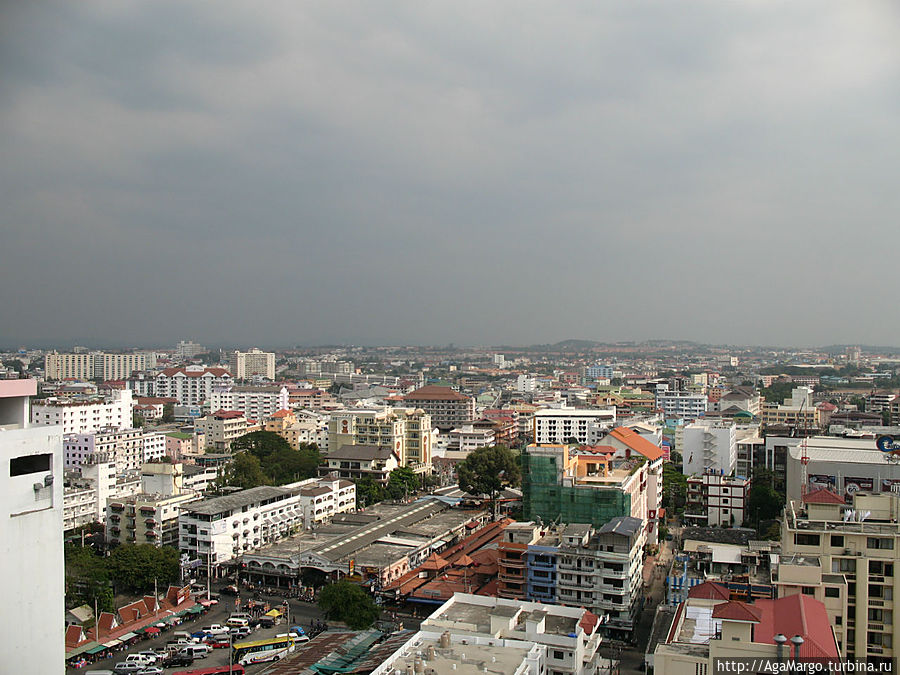 Патайя.Вид из номера на город Таиланд