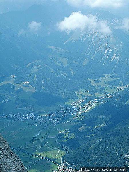 На Цугшпитце с австрийской строны (фото) Австрия