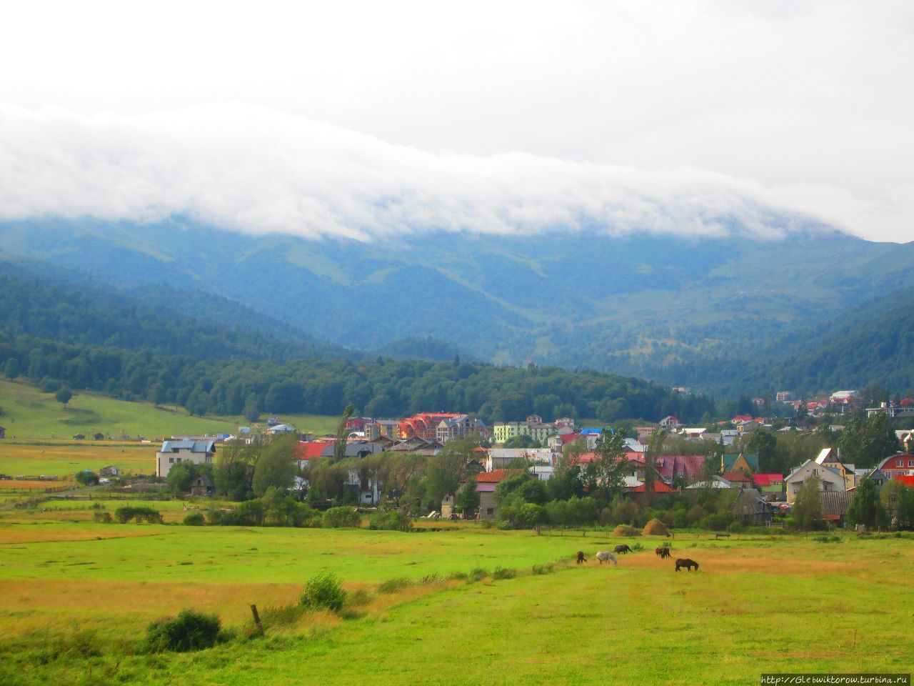 Грузия Бакуриани осень