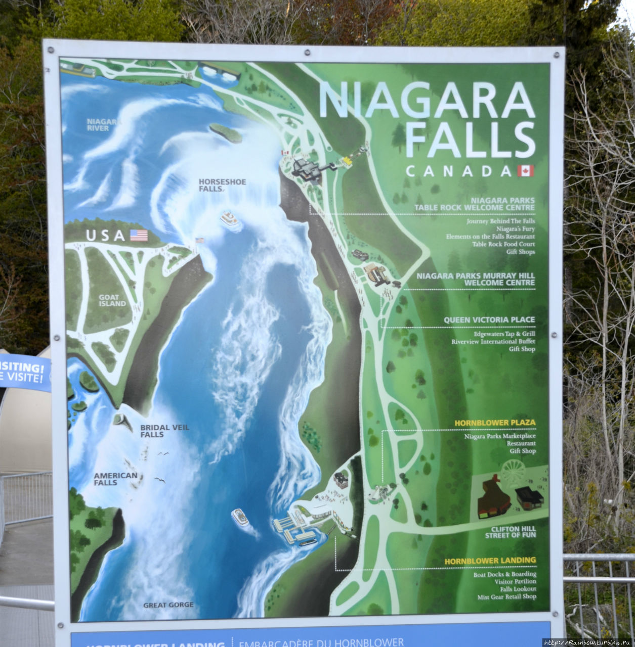 Радуга на Ниагаре Ниагара-Фоллс, Канада