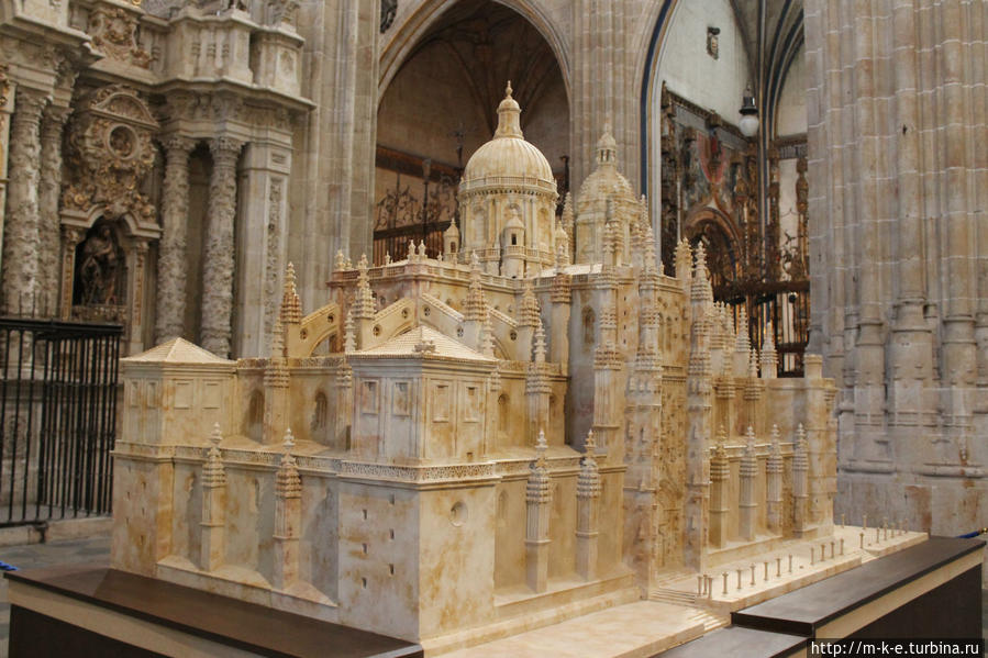 Макет собора Саламанка, Испания