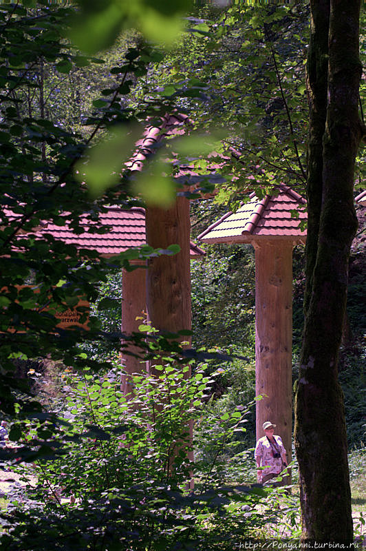Водопад и монастыръ всех святых Оппенау, Германия