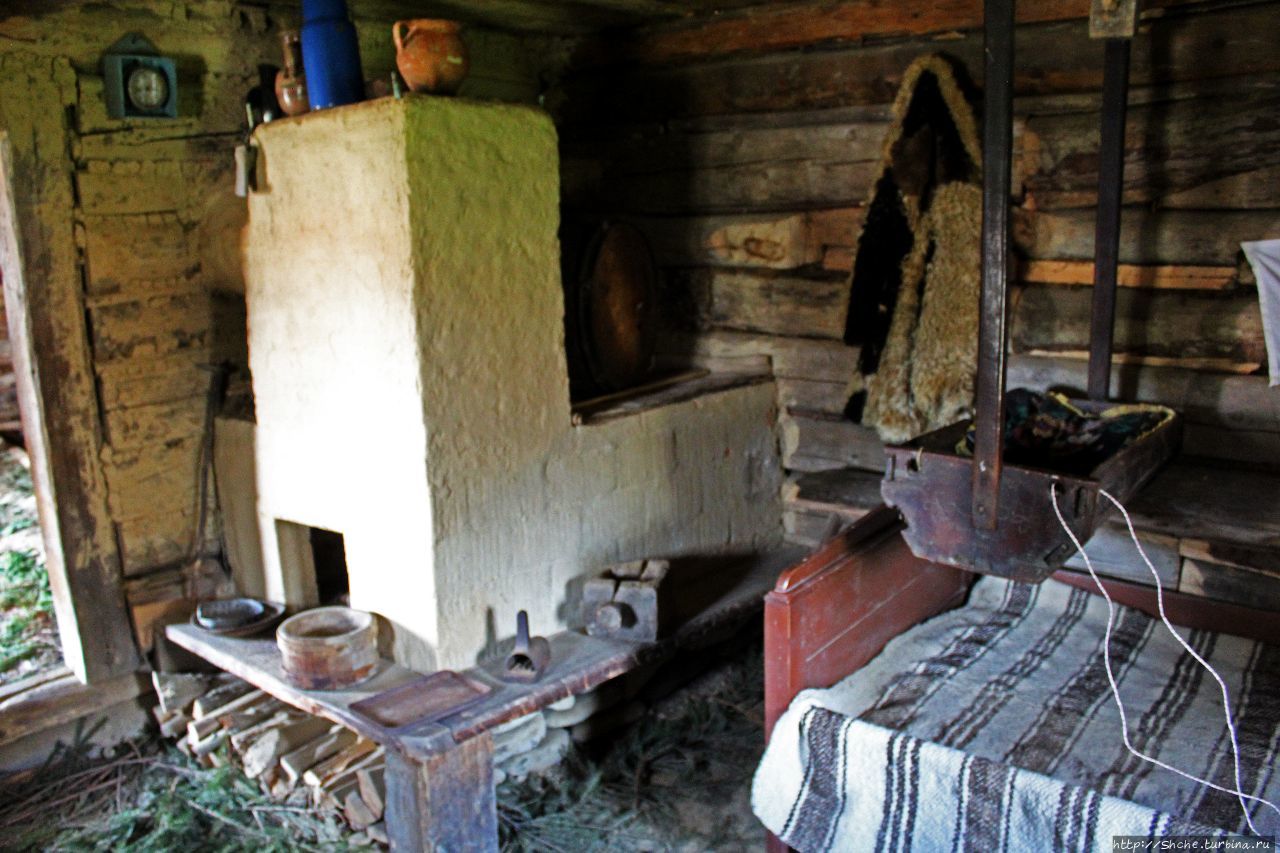 Типичный дом крестьянина 1856г. Колочава, Украина
