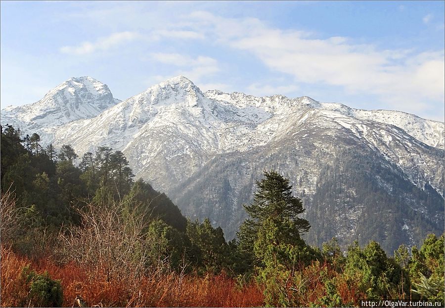 Вот так выглядит пограничная полоса Зимы и Весны. Перед нами наша цель — Госайкунд