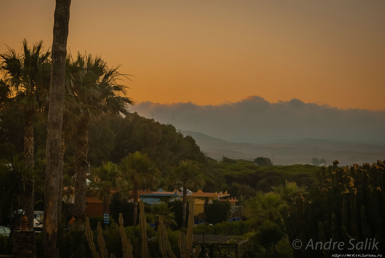 Рассвет в Tarifa, Spain Тарифа, Испания