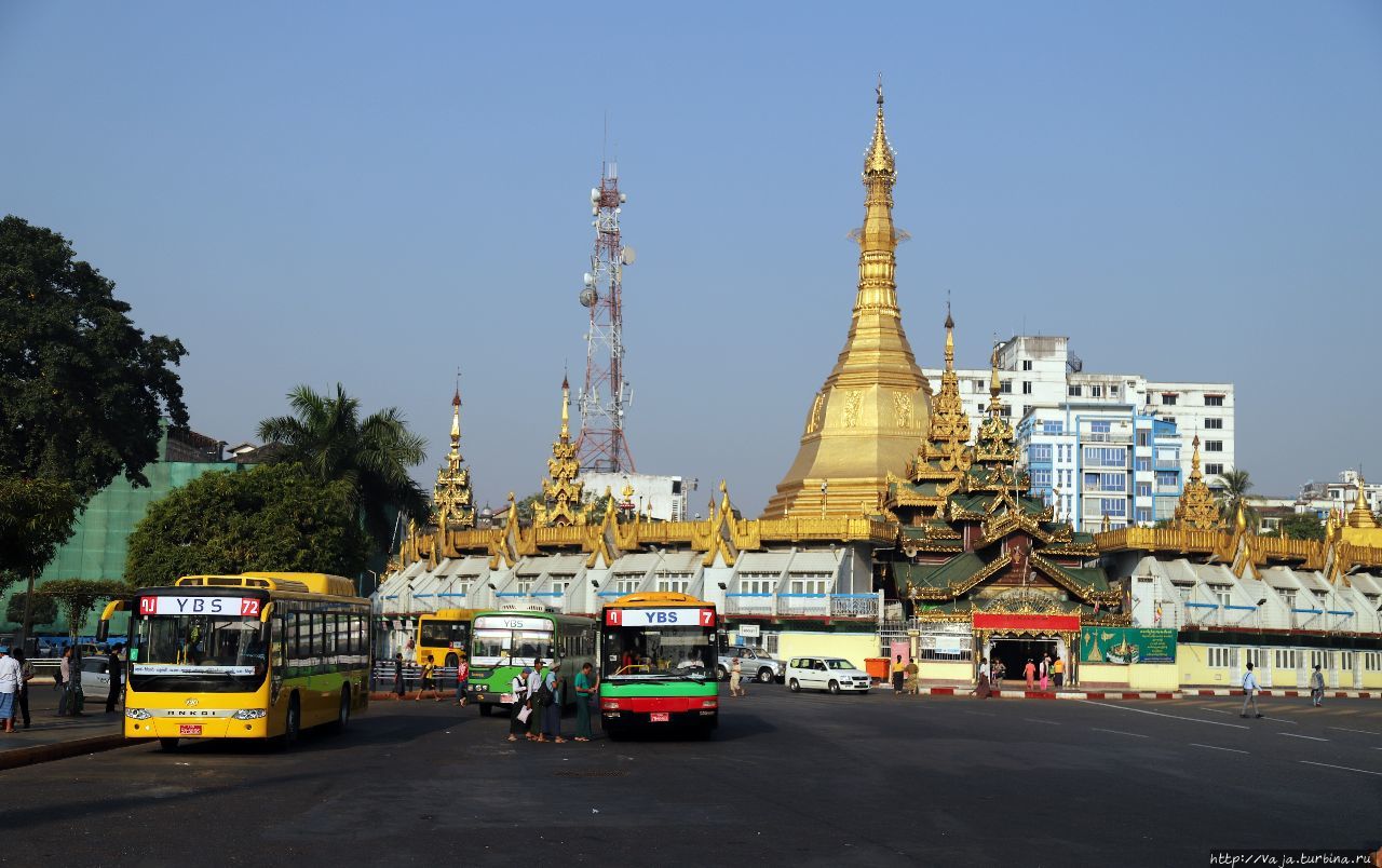 Пагода Суле Янгон, Мьянма