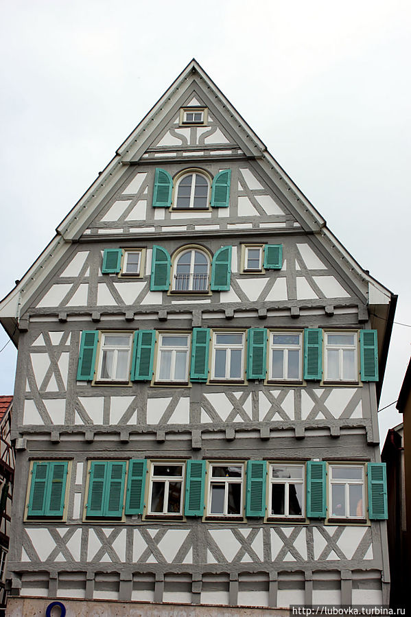 Эти замечательные фахверковые  домики Херренберга Херренберг, Германия