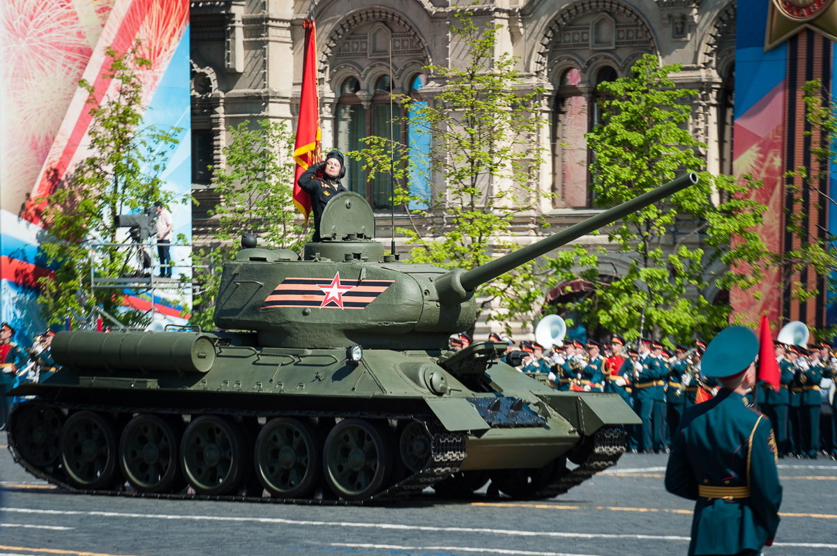 По плацу танки грохотали... Москва, Россия