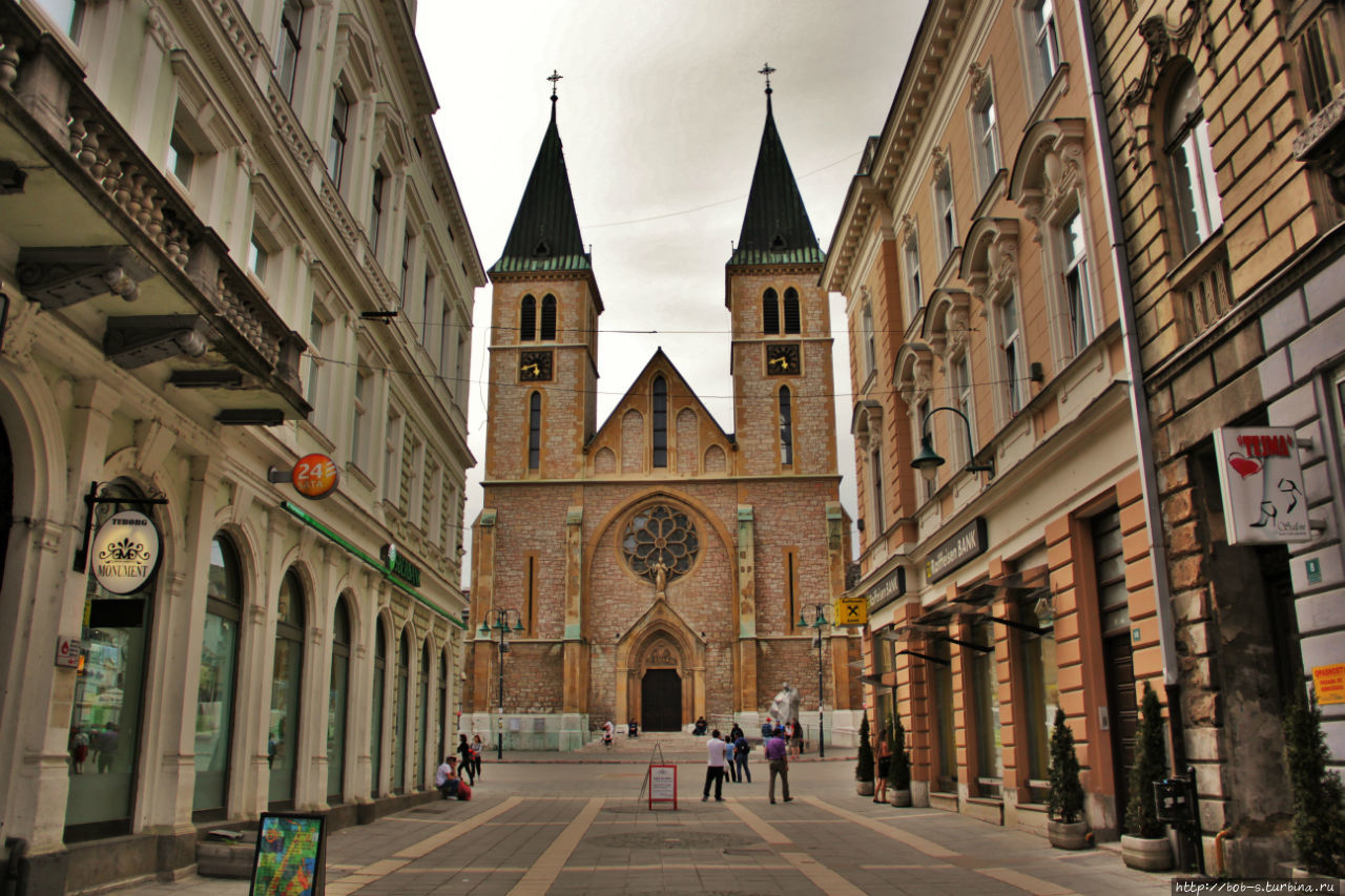 Кафедральный Собор Святого Сердца Иисуса. Сараево, Босния и Герцеговина
