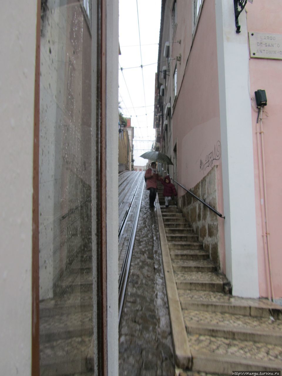 Фуникулер Elevador da Bica Лиссабон, Португалия