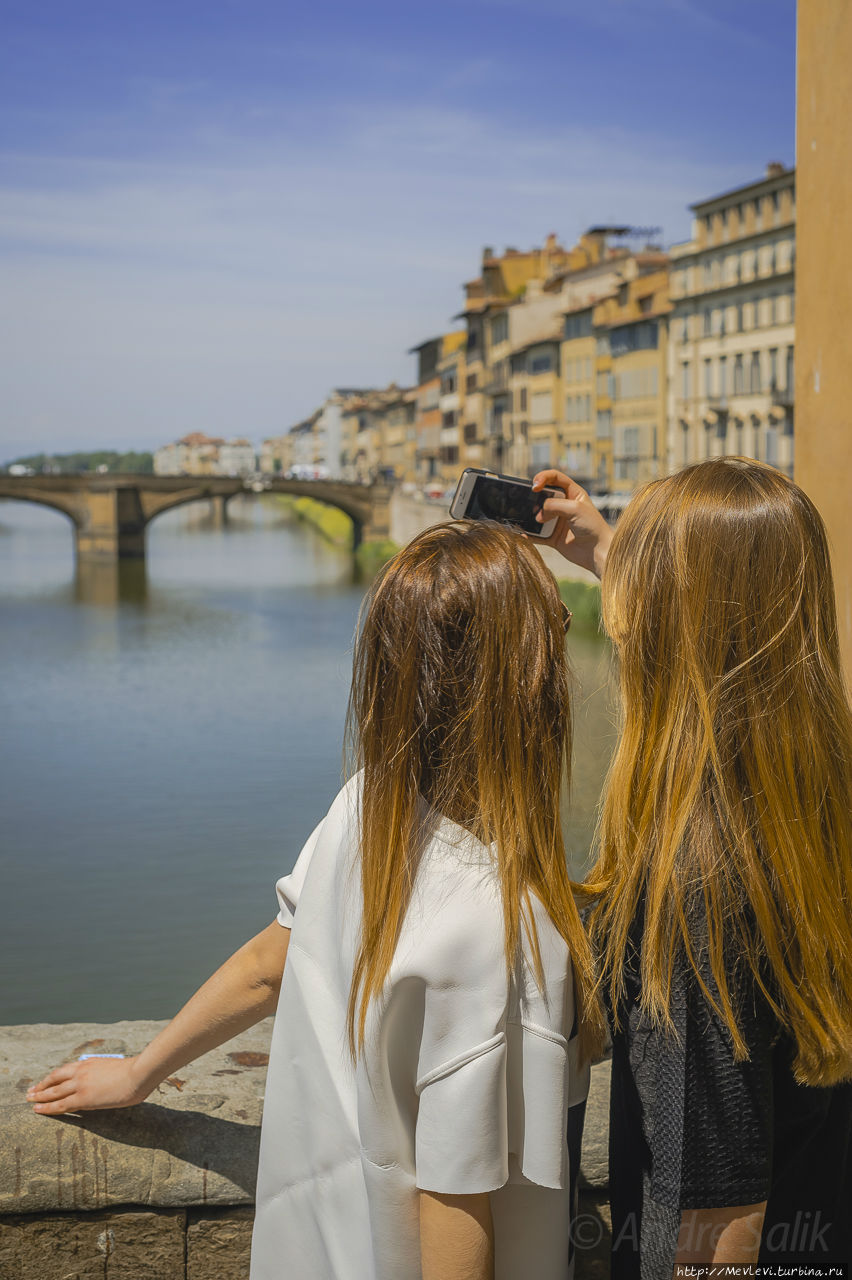 Золотой мост во Флоренции Флоренция, Италия