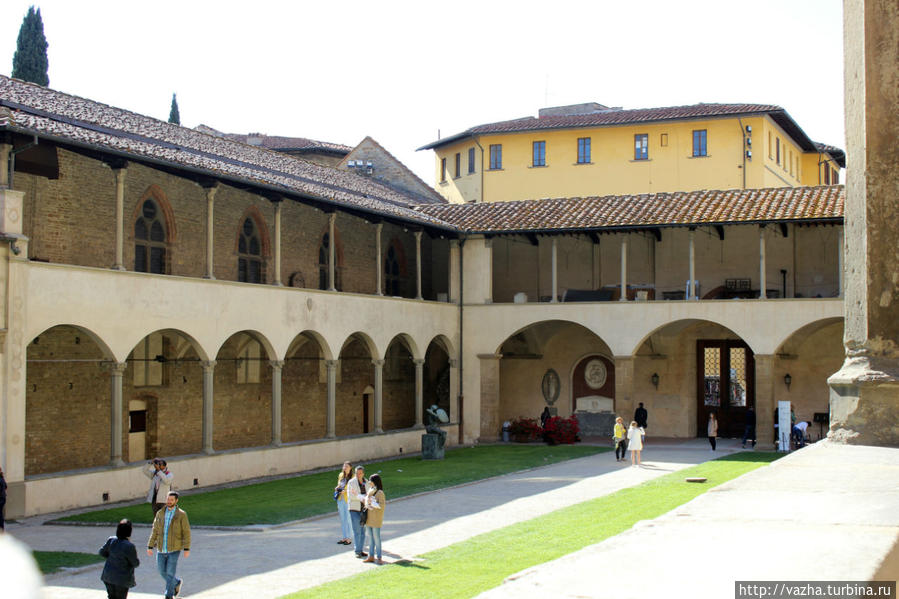 Внутренний дворик. Флоренция, Италия