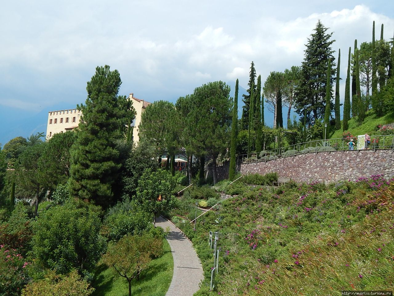 Сады замка Траутмансдорф Мерано, Италия