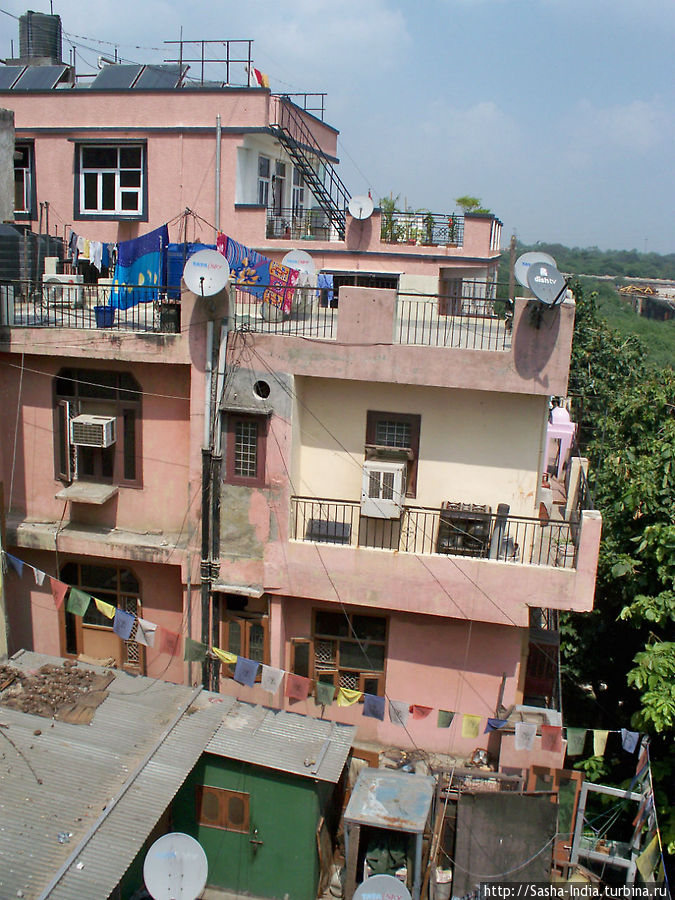 Вид с крыши Дели, Индия