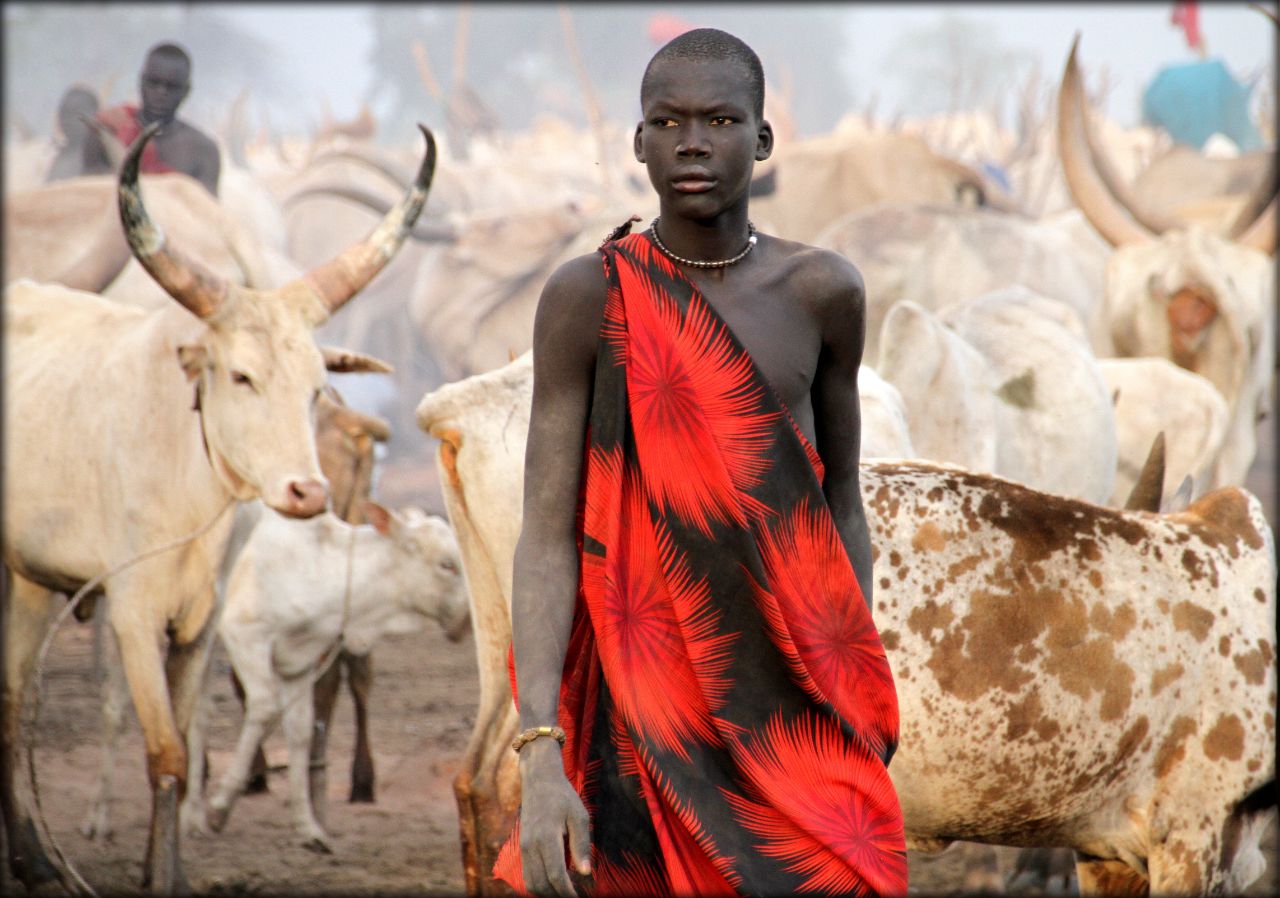 Путешествие в Южный Судан ч.2 — рогатое племя Мундари, Южный Судан