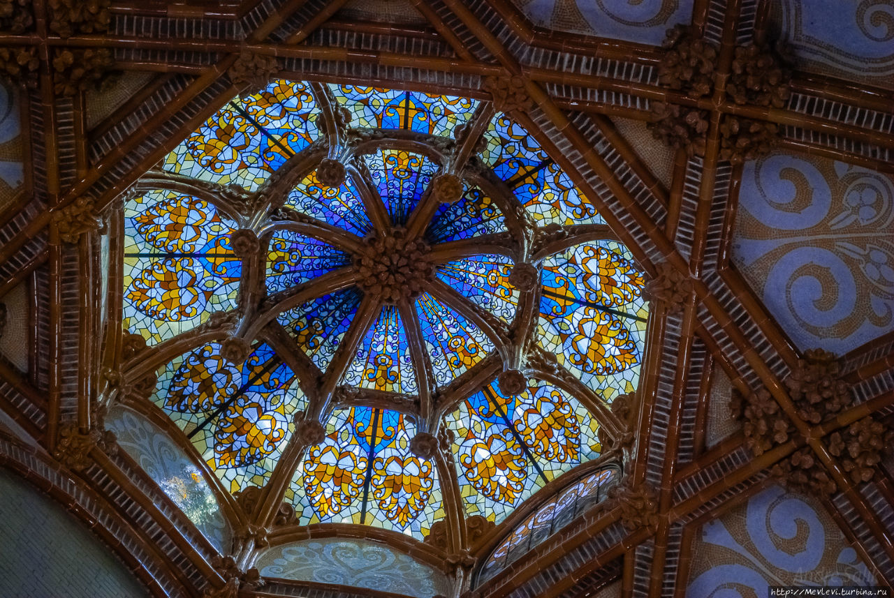 Внутри Hospital de Sant Pau Барселона, Испания