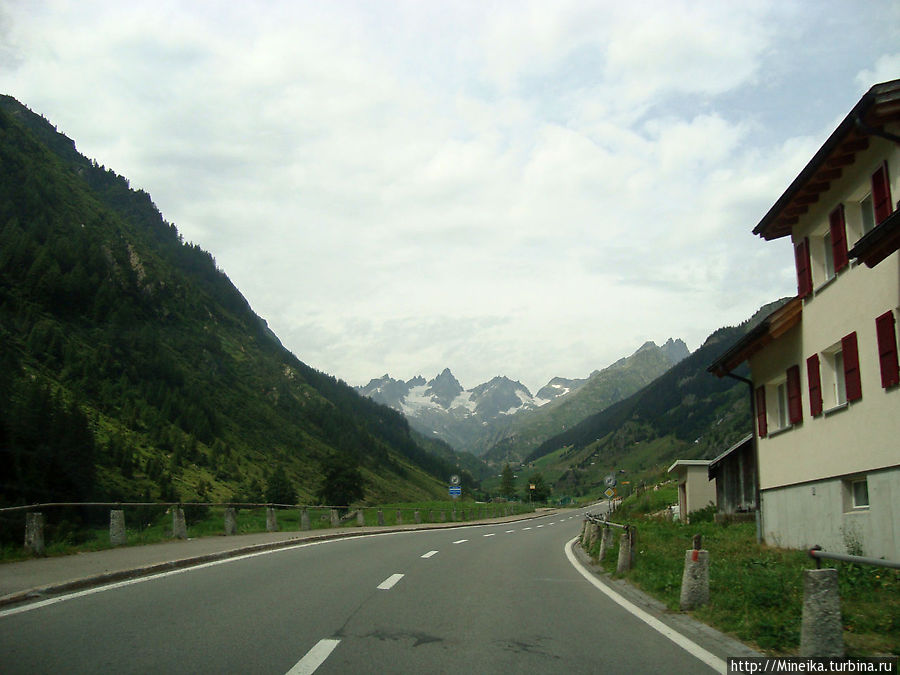 Горный перевал Susten Pass Кантон Ури, Швейцария