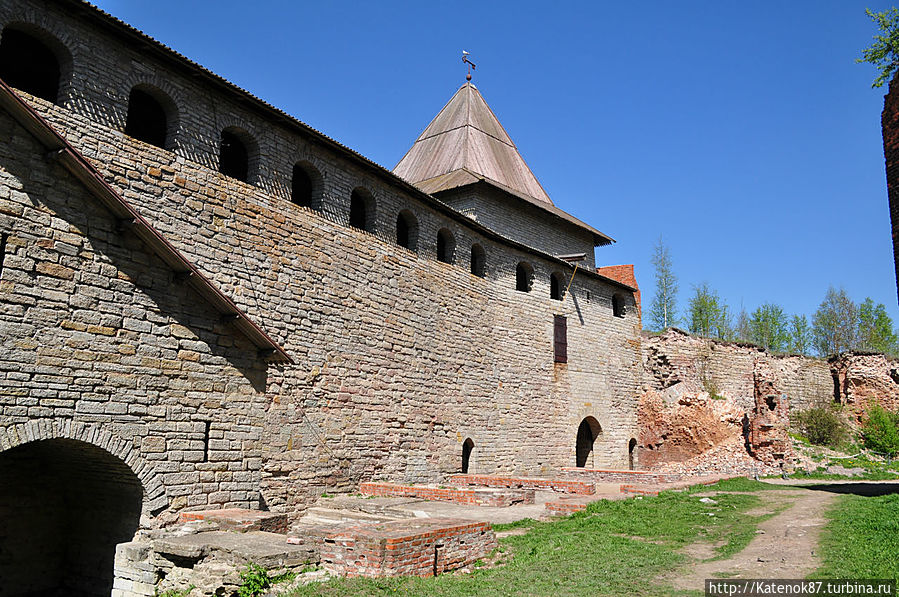 Крепостная стена Шлиссельбург, Россия