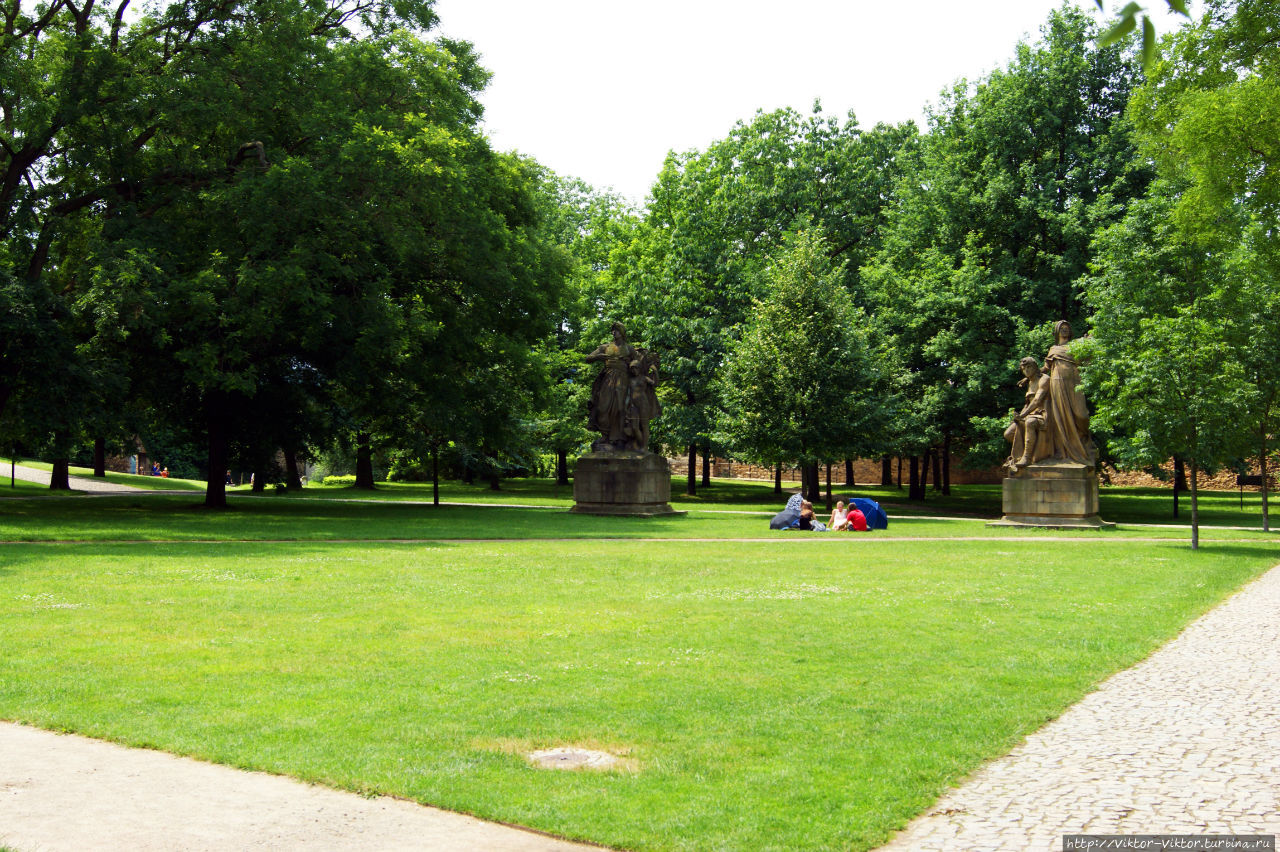 Вышеградский парк Прага, Чехия