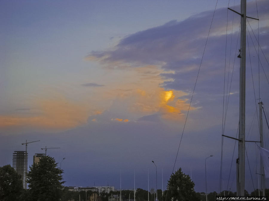 Яхт-клуб на Андрейсале Рига, Латвия