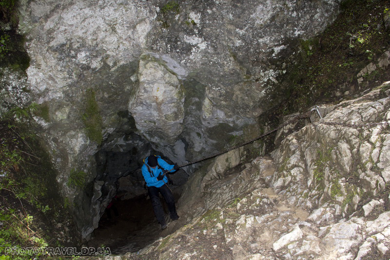 Вот так придется выбираться из пещеры Смоча яма Закопане, Польша