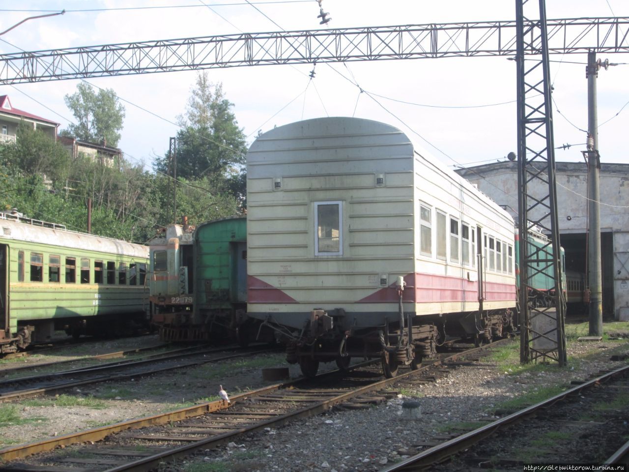 Прогулка в железнодорожное депо вокзала Кутаиси-1 Кутаиси, Грузия