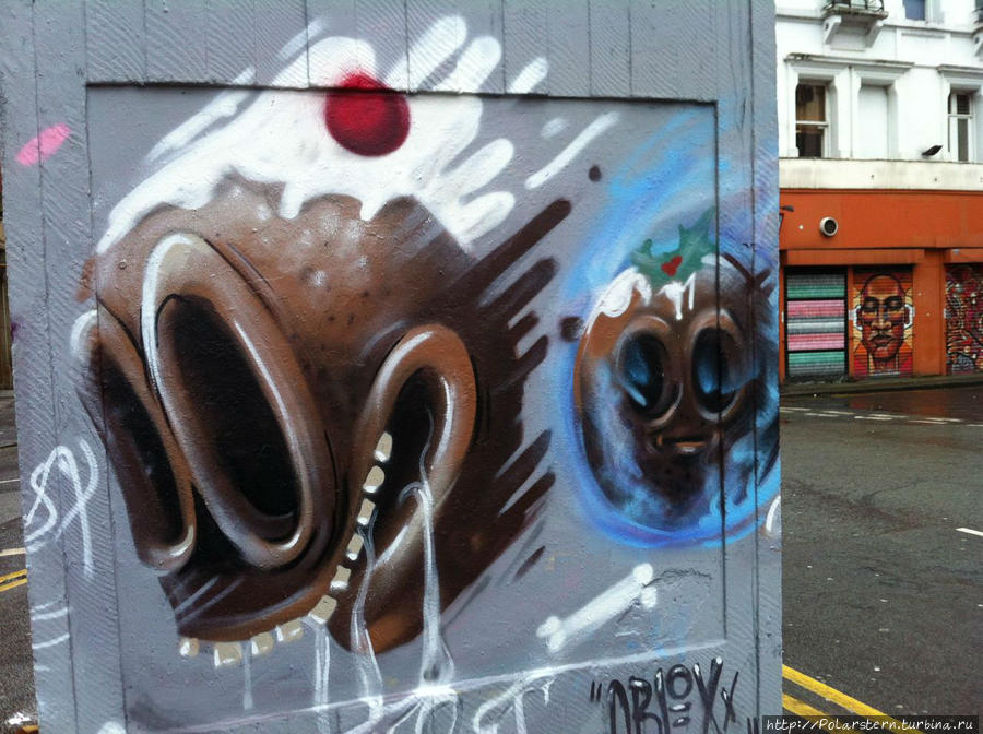 Улица граффити в Манчестере