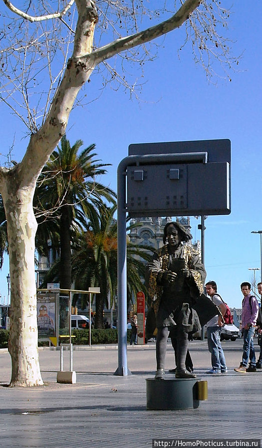 Живые скульптуры Барселона, Испания