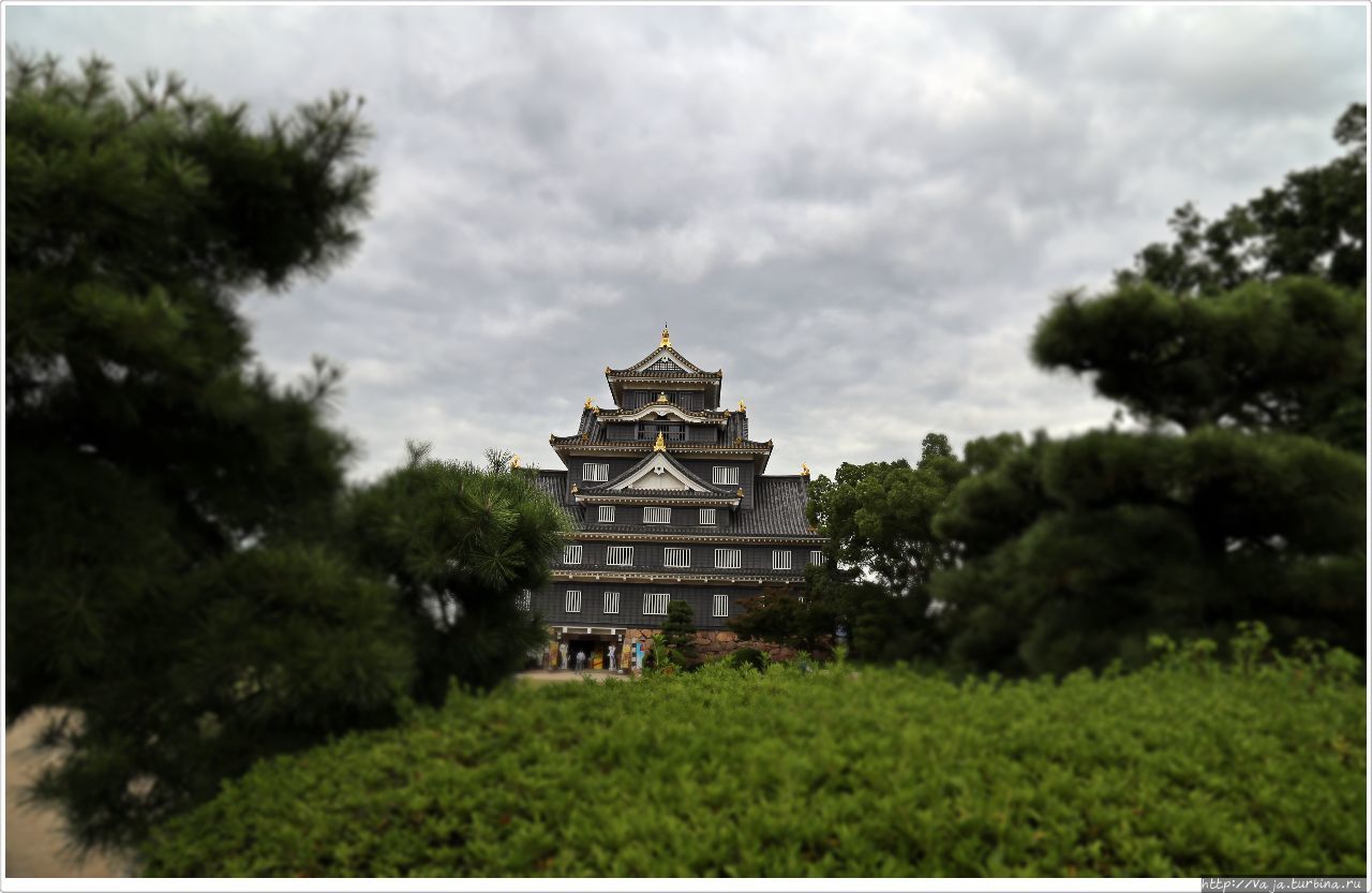 Замок Окаяма Окаяма, Япония