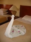 Приветственный лебедь в отеле
