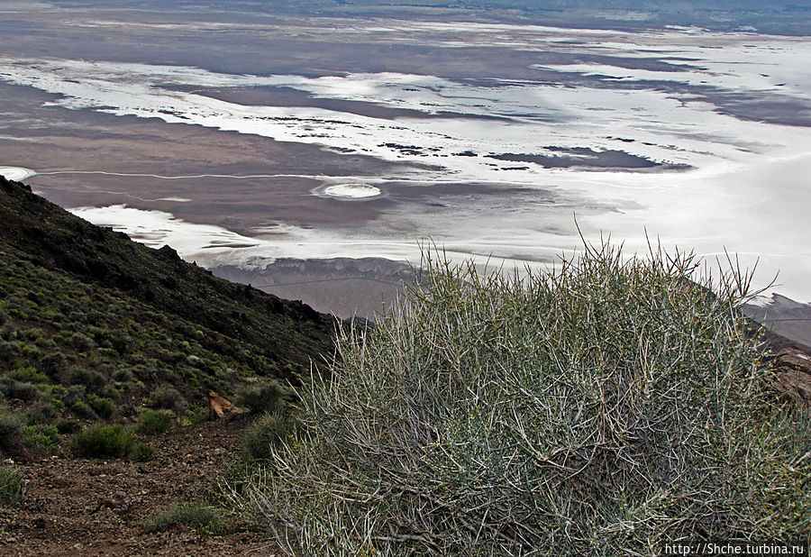 Долина Смерти. Верхняя точка Dante's Point и виды с нее Национальный парк Долина Смерти, CША