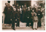 На фотографии открытие храма в 1899 году. Третья слева — основательница Екатерина Плещеева.
