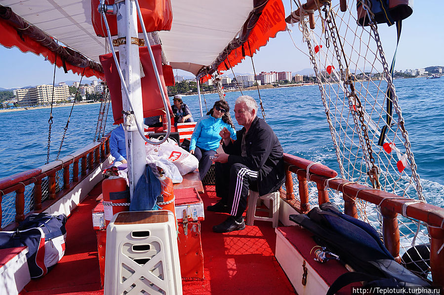 Рыбалка на яхте на Средиземном море Алания, Турция